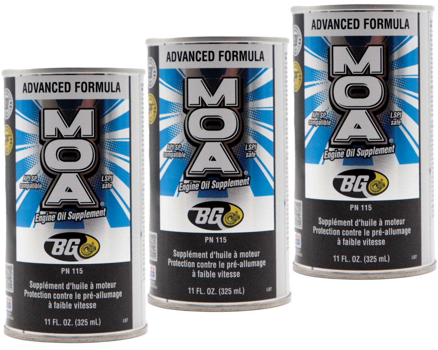 BG MOA Motor Oil Additive - Pack Selection Available