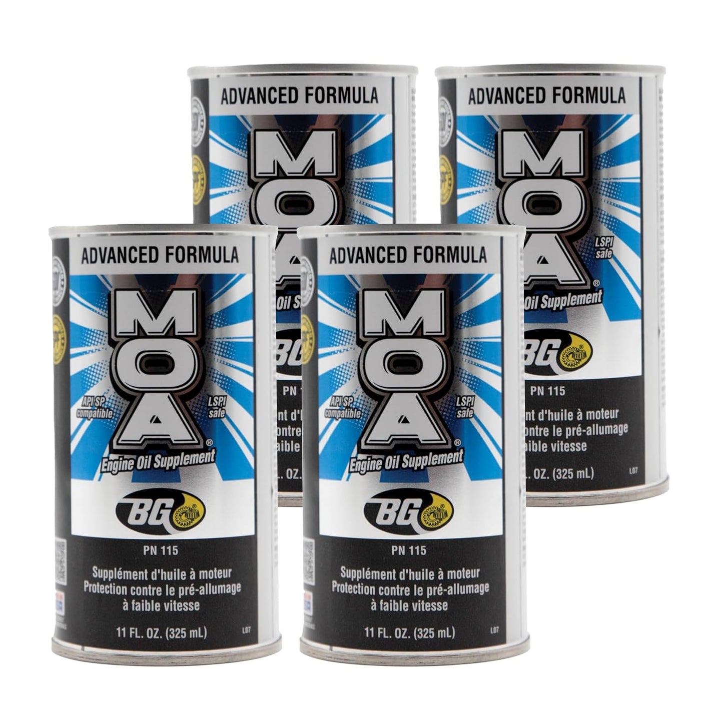 BG MOA Motor Oil Additive - Pack Selection Available