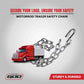 Motor God Trailer Safety Chain 48in Hanger (LB & SIZE SELECTION AVAILABLE)