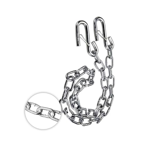 Motor God Trailer Safety Chain 48in Hanger (LB & SIZE SELECTION AVAILABLE)